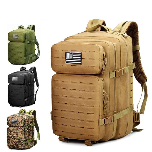 Molle Military Waterproof Bag Lasercut Rucksack Large Tactical Backpack